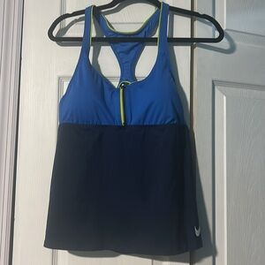 Nike color block swim top new with tags